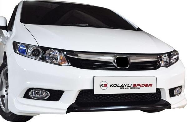 Honda Civic 9 Ön Tampon Altı (Mugen Md) Fiber 2012-2015 - Image 1