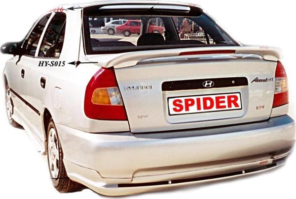 Hyundai Accent LC Spoiler Camüstü Fiber 2000-2003 - Image 1