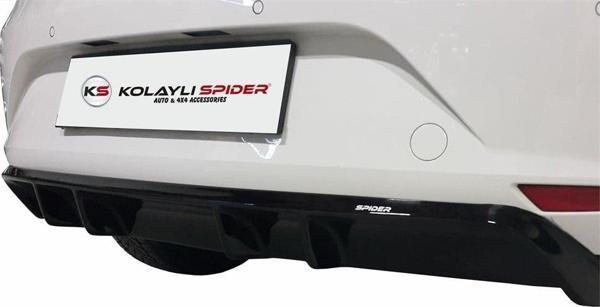 Seat Leon 3 5F Arka Orta Tampon (Difüzör) Fiber 2013 ve Sonrası - Image 1
