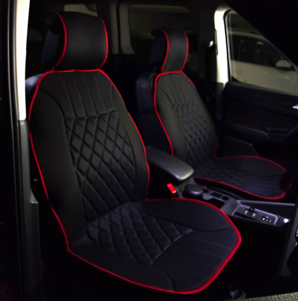 Space Elegance 2'li Set Minder Siyah-Kırmızı / KLMNY536 - Image 1