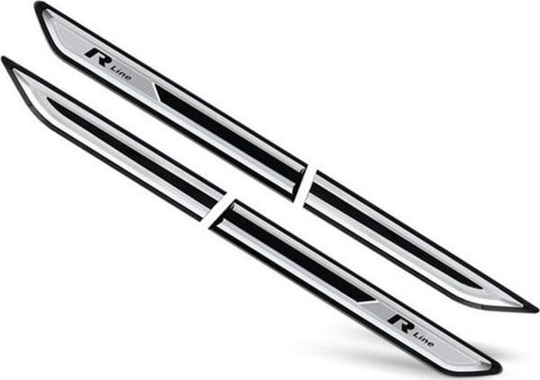 R-line 4'lü çamurluk logosu siyah / YACI130 - Image 1