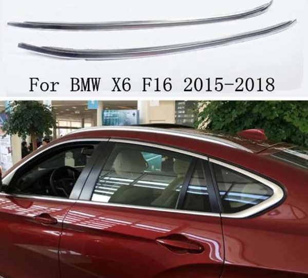 Bmw X6 Uyumlu 2016 2019 Tavan Çıtası Gümüş Gri - Image 1
