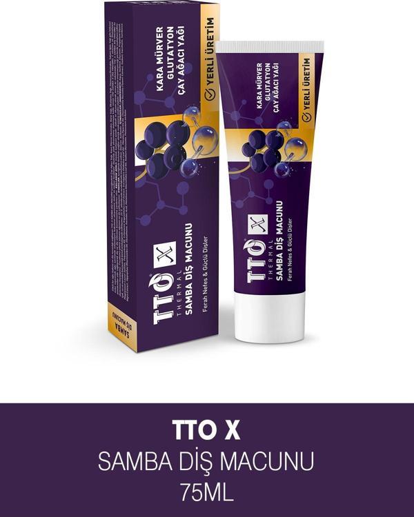 TTO X Kara Mürveli Diş Macunu Ferah Nefes - Image 1