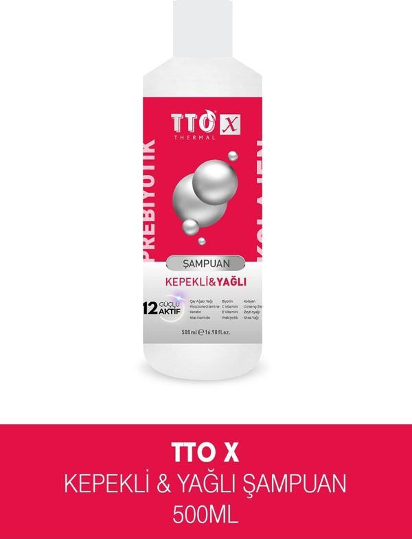 TTO X Kepekli ve Yağlı Saçlara Özel Şampuan Kolajen ve Prebiyotik  - Image 1