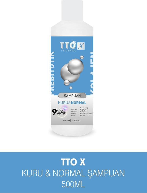 TTO X Kuru Ve Normal Saçlar İçin Şampuan Kolajen ve Prebiyotik  - Image 1