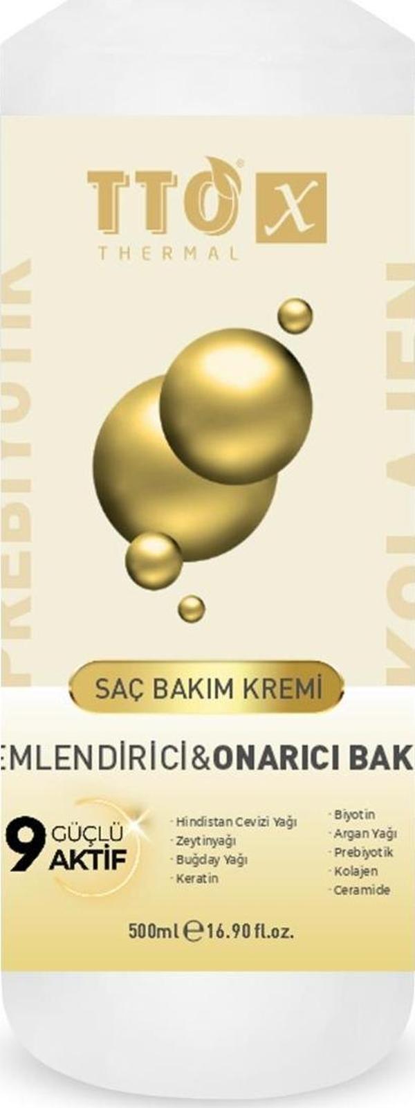 TTO X Nemlendirici Ve Onarıcı Saç Kremi Kolajen Ve Prebiyotik  - Image 1