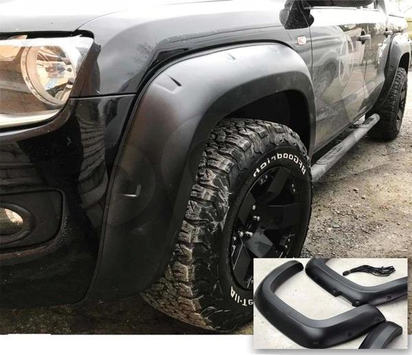 VW Amarok 2016+ Adblue Çamurluk Dodik Seti Mat Siyah 4 Parça - Image 1