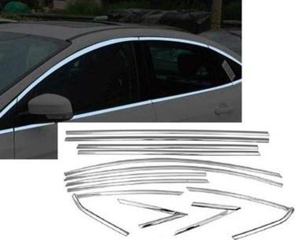 Ford Focus Uyumlu Sedan 2005 2010 Cam Çıtası Krom - Image 1