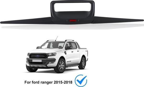 Ford Ranger Uyumlu 2015- Arka Bagaj Kapı Kolu Çevresi Abs (Plastik) Siyah - Image 1