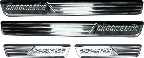Dacia Lodgy Chrome Line Kapı Eşiği 4 Krom 2013 ve Sonrası - Image 1