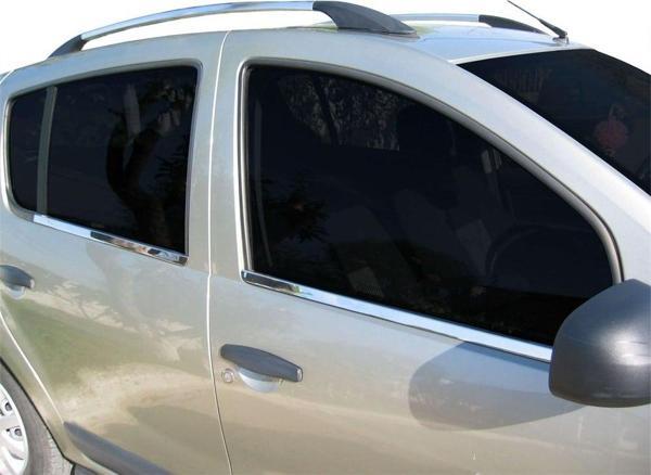 Dacia Sandero 1 Cam Çıtası 4 Prç  Krom 2007-2012 - Image 1