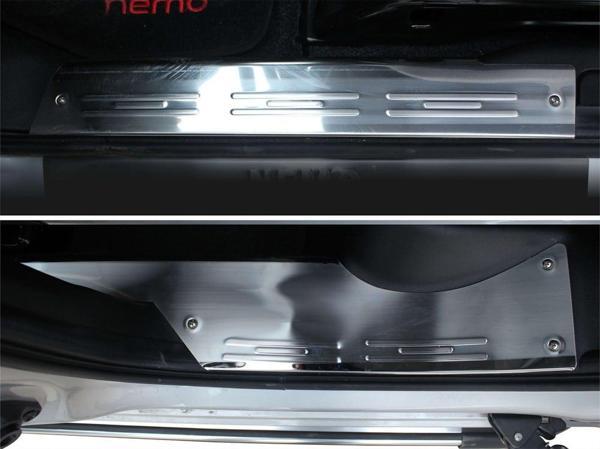 Fiat Fiorino İç Kapı Eşiği 4 Prç Krom 2008 ve Sonrası - Image 1