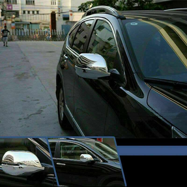 Honda Cr-V Uyumlu 2013 Sonrası Ayna Kapağı ABS (Plastik) Krom - Image 1