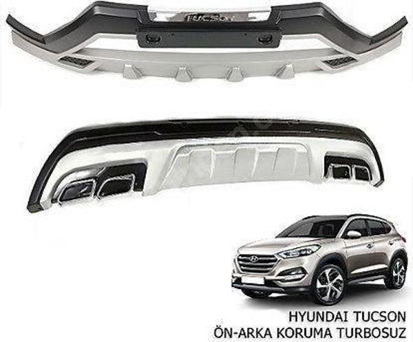 Hyundai Tucson 2015 2018 Uyumlu Ön Arka Tampon Koruması Difüzör - Image 1