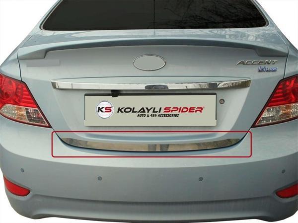 Hyundai Accent Blue RB Bagaj Alt Çıta Krom 2011 ve Sonrası - Image 1