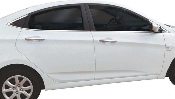 Hyundai Accent Blue RB Cam Çıtası 10 Prç Krom 2011 ve Sonrası - Image 1