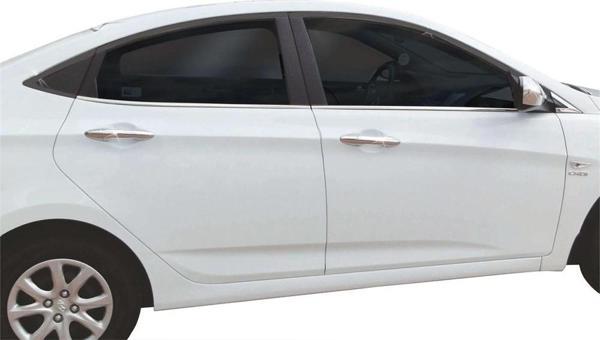 Hyundai Accent Blue RB Cam Çıtası 6 Prç Krom 2011 ve Sonrası - Image 1
