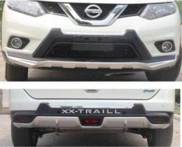 Nissan X-Trail  2014 2017 Uyumlu Ön Arka Tampon Koruyucu Difüzör - Image 1