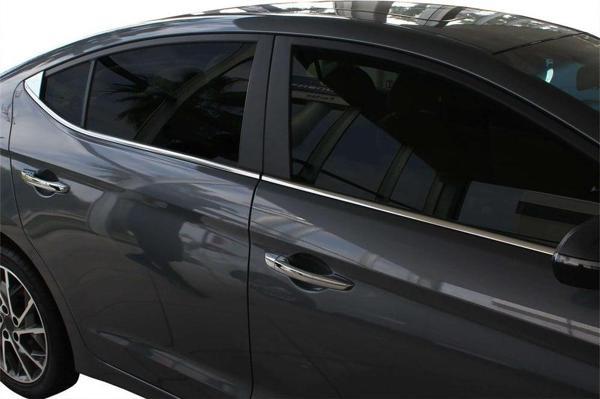 Hyundai Elantra 6 Cam Çıtası 6  Prç Krom 2016 ve Sonrası - Image 1