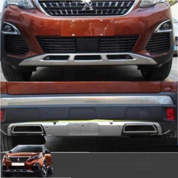 Peugeot 3008 2016-2019 Uyumlu Ön Arka Tampon Koruyucu Difüzör  - Image 1