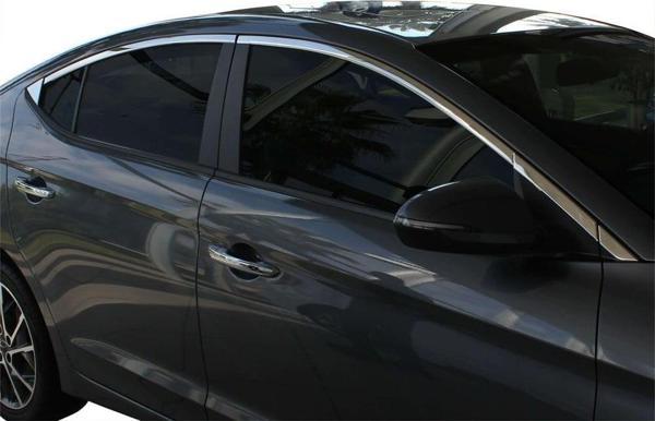 Hyundai Elantra 6 Cam Üst Çıtası 10 Prç Krom 2016 ve Sonrası - Image 1