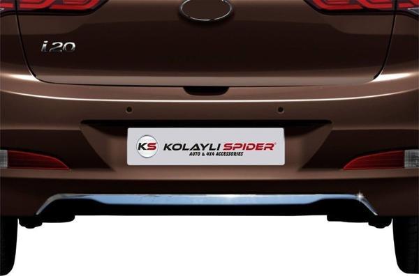 Hyundai i20 Arka Difüzör Çıtası Krom 2014-2018 - Image 1