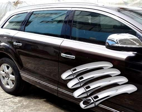Audi Q5 Uyumlu 2010 2017 Kapı Kolu (Sensörlü) ABS (Plastik) Krom - Image 1