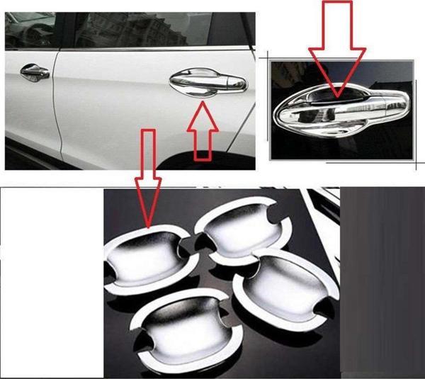 Hyundai Tucson Uyumlu 2004 2014 Dış Kapı Kolu İç Kaplama Abs (Plastik) Krom - Image 1