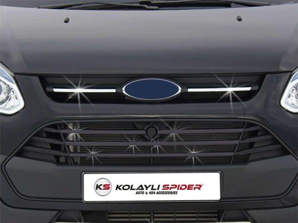 Ford Custom Ön Panjur 2 Prç Krom 2013-2017 - Image 1