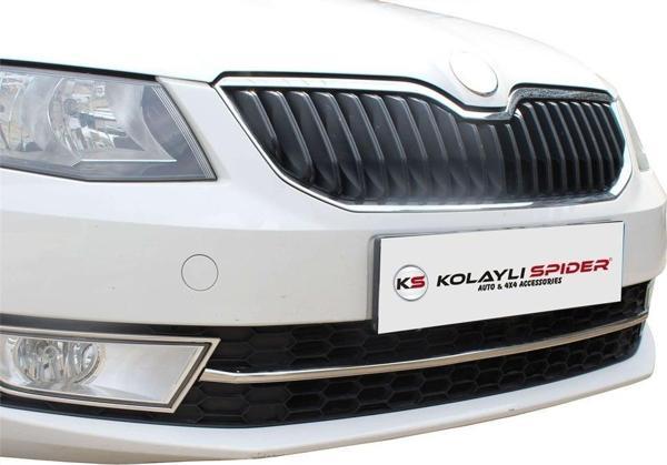 Skoda Octavia A7 Ön Tampon Çıtası  Krom (Mk.sız Kasa) 2013-2017 - Image 1