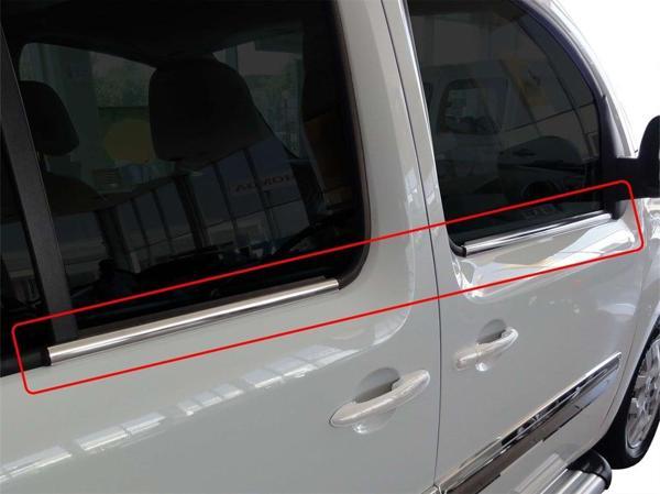 Renault Kangoo 2 Cam Çıtası 4 Prç  Krom 2008 ve Sonrası - Image 1