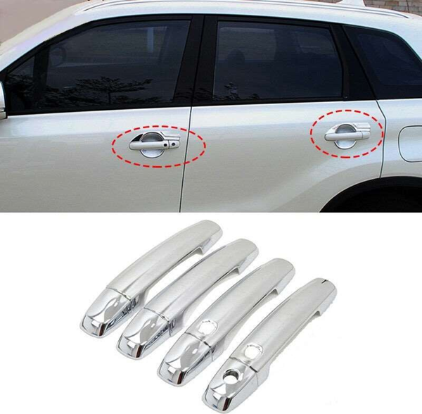 Suzuki Grand Uyumlu Vitara 2015 Sonrası Kapı Kolu (Sensörlü) ABS (Plastik) Krom - Image 1