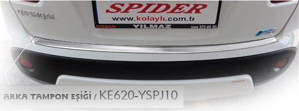 Nissan Qashqai J10 Arka Tampon Eşiği Krom 2007-2013 - Image 1