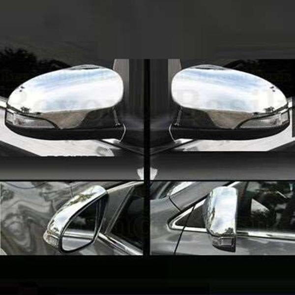 Toyota Corolla Uyumlu 2013 2018 Ayna Kapağı Abs (PLASTİK) Krom - Image 1