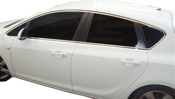 Opel Astra J HB Cam Çerçevesi 12 Prç Krom (Geniş) 2010 ve Sonrası - Image 1