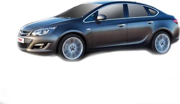 Opel Astra J SD Cam Çerçevesi 12 Prç Krom (Geniş) 2010 ve Sonrası - Image 1