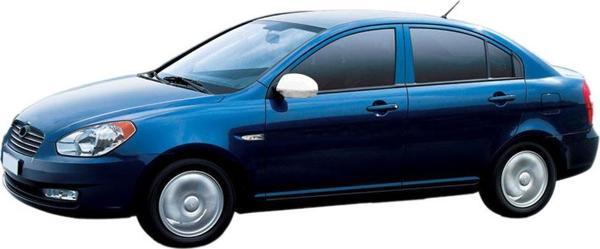 S-Dizayn Hyundai Accent Era Abs Krom Ayna Kapağı 2 Prç 2005-2011 - Image 1