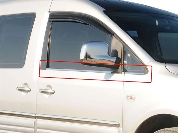 VW Caddy Cam Çıtası 4 Prç  Krom 2003-2010 - Image 1
