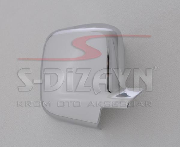 S-Dizayn Peugeot Bipper Abs Krom Ayna Kapağı 2 Prç 2007-2017 - Image 1