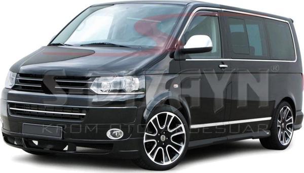 S-Dizayn VW T5 Caravelle Abs Krom Ayna Kapağı 2 Prç 2004-2015 - Image 1