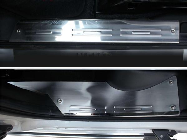 Peugeot Bipper İç Kapı Eşiği 4 Prç Krom 2008 ve Sonrası - Image 1