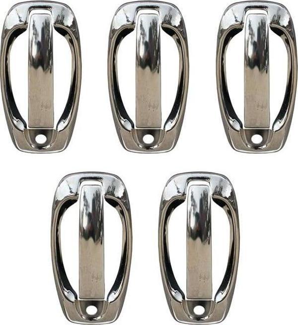 Peugeot Bipper Kapı Kolu 5 Kapı 10 Prç Krom (Set) 2008 ve Sonrası - Image 1