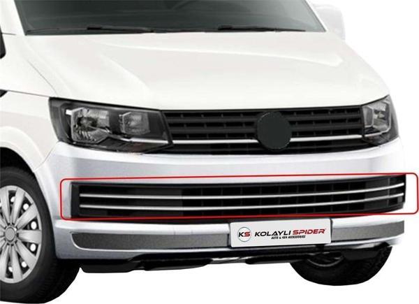 VW Transporter T6 Ön Tampon Çıtası 6 Prç Krom 2015 ve Sonrası - Image 1