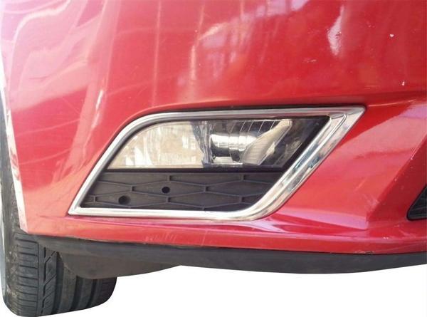 Seat Leon 3 5F Sis Farı Çerçecesi 2 Prç Krom 2013-2015 - Image 1