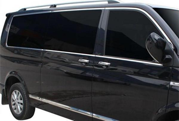 VW Transporter T6.1 Cam Çerçevesi 14 Prç. Krom (U.Ş.) Tek Sürgü 2020 ve Sonrası - Image 1