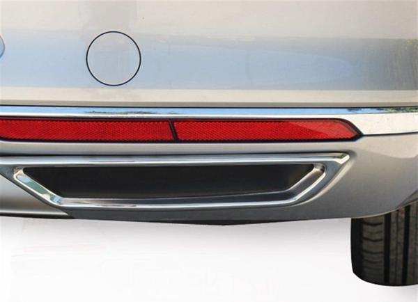 VW Passat B8 Egsoz Çıkşı 2 Prç Krom 2015 ve Sonrası - Image 1