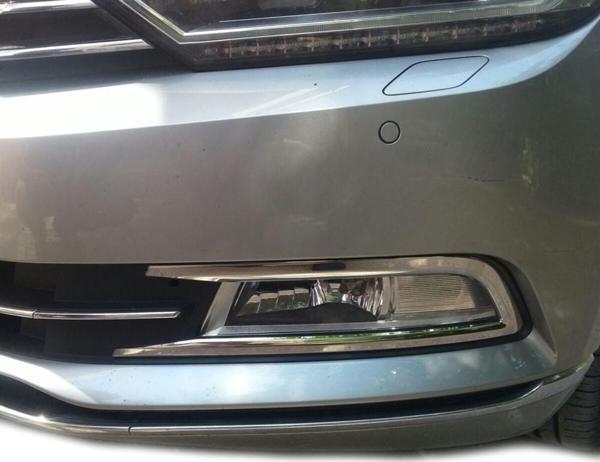 VW Passat B8 Sis Farı Çerçevesi 2 Prç Krom 2015 ve Sonrası - Image 1