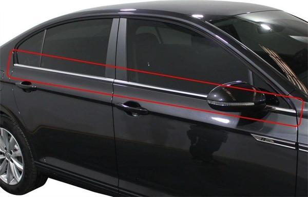 VW Passat B8.5 Cam Çıtası 4 Prç Krom 2019 ve Sonrası - Image 1