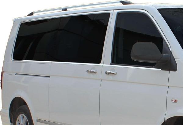 VW Transporter T5 Cam Çerçevesi 14 Prç Krom (K.Ş) Tek Sürgü 2003-2010 - Image 1
