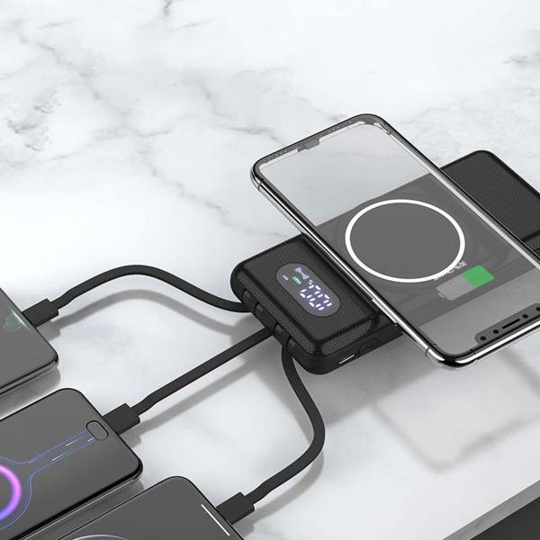 10.000 mAh Taşınabilir Hızlı Şarj Aleti/Wireless Powerbank W01 TdrTr - Image 1